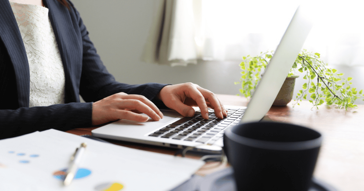 Startup owner learning more about subscription management software