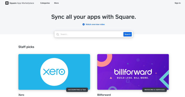 Billforward: Square’s Staff Pick on App Marketplace